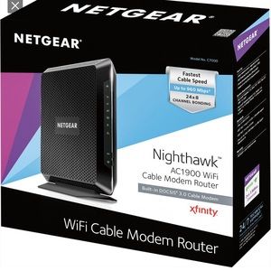 Netgear Nighthawk C7000v2- AC1900 WiFi Cable Modem Router Combo